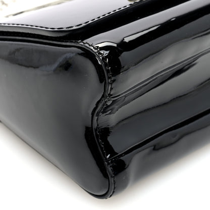 Louis Vuitton Patent Monogram Twist Shoulder Bag PM Black 9 of 10