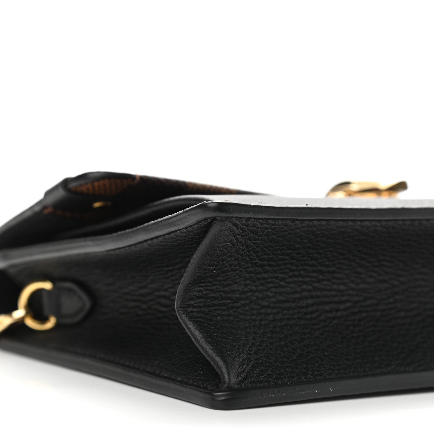 Louis Vuitton Damier Ebene Vavin Chain Wallet Black 8 of 9