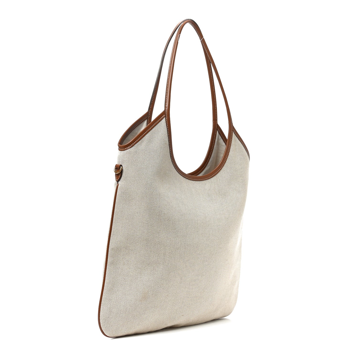 Miu Miu Canvas Ivy Beige Brandy 3 of 9
