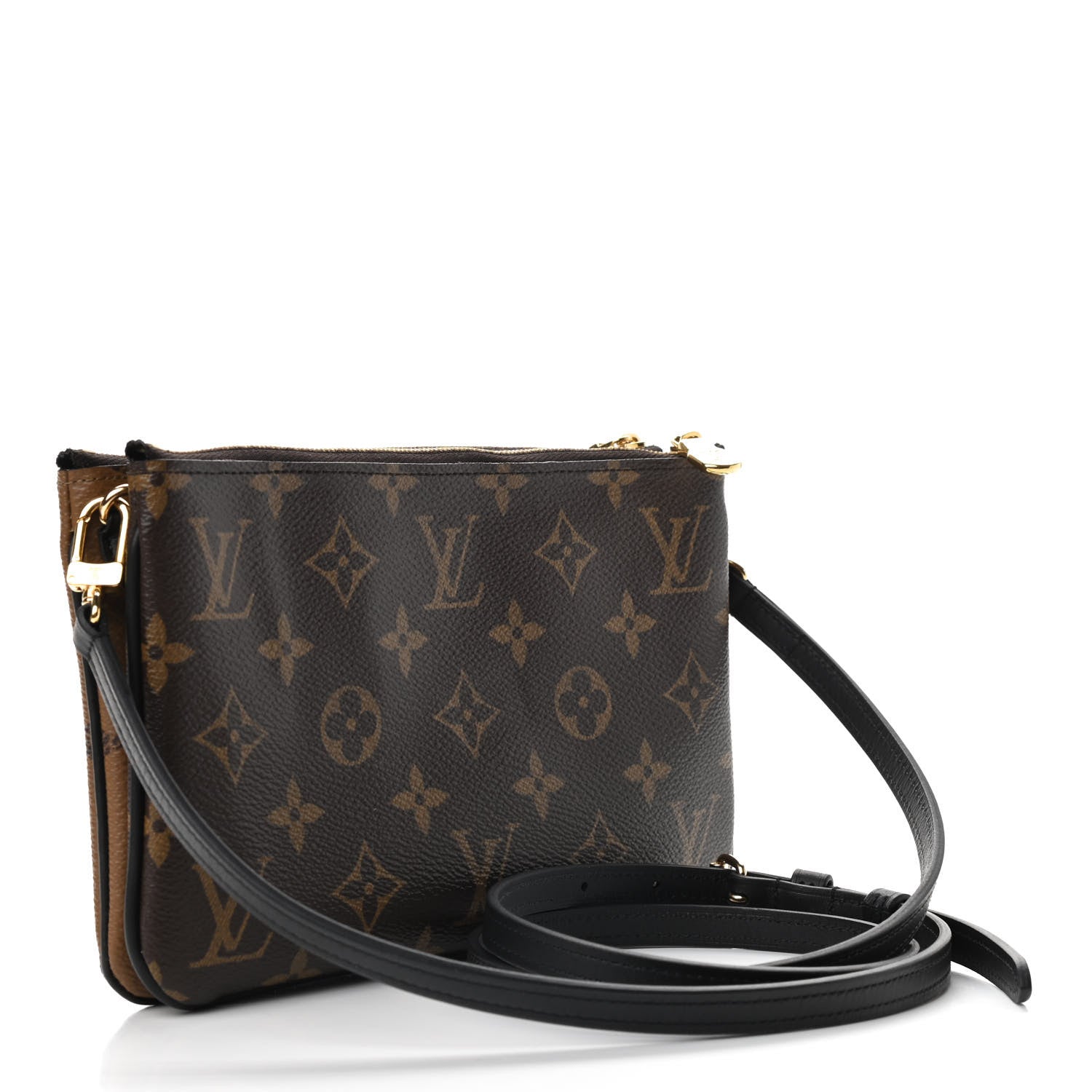 Louis Vuitton Reverse Monogram Giant Double Zip Pochette 3 of 10