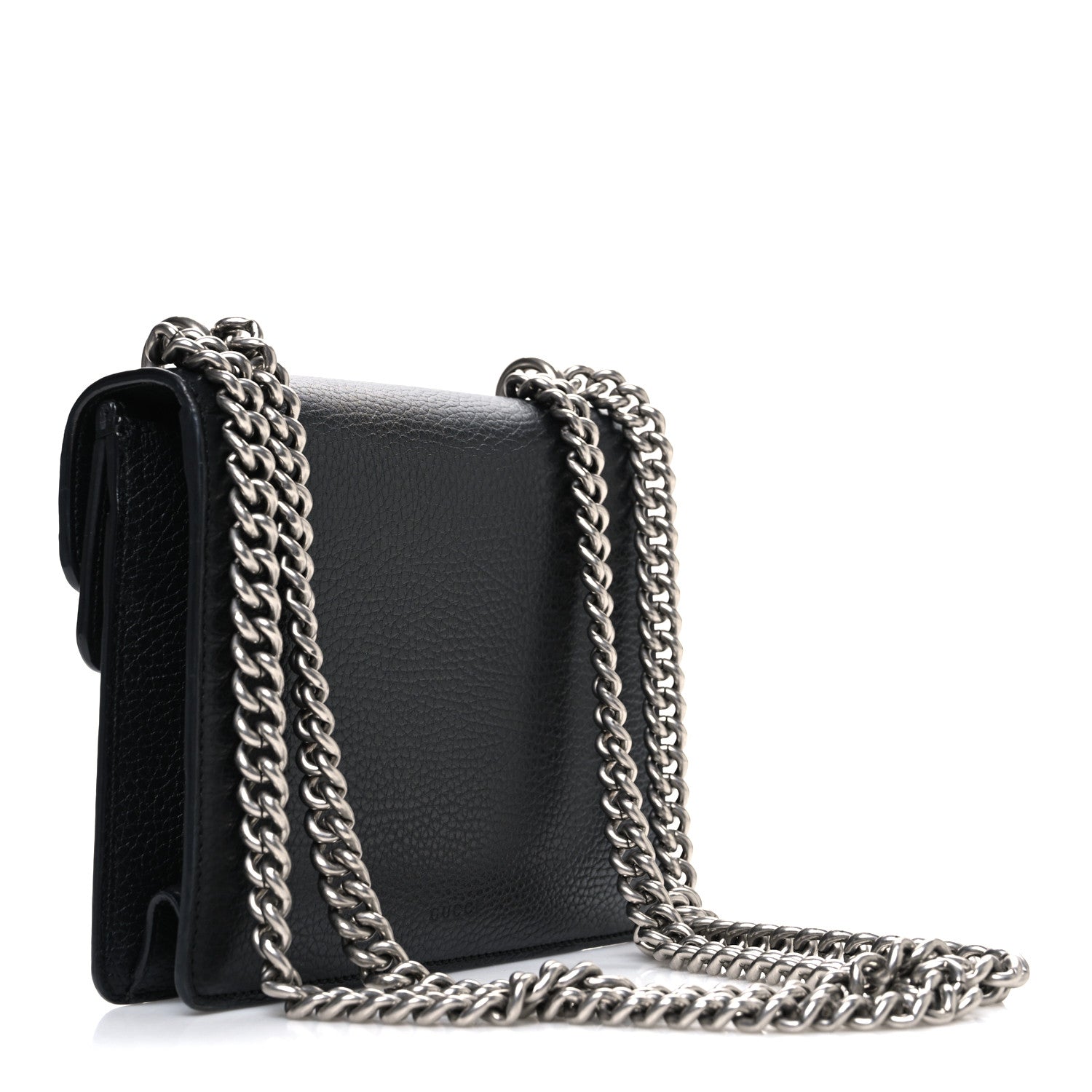 Gucci Calfskin Mini Dionysus Shoulder Bag Black 3 of 11
