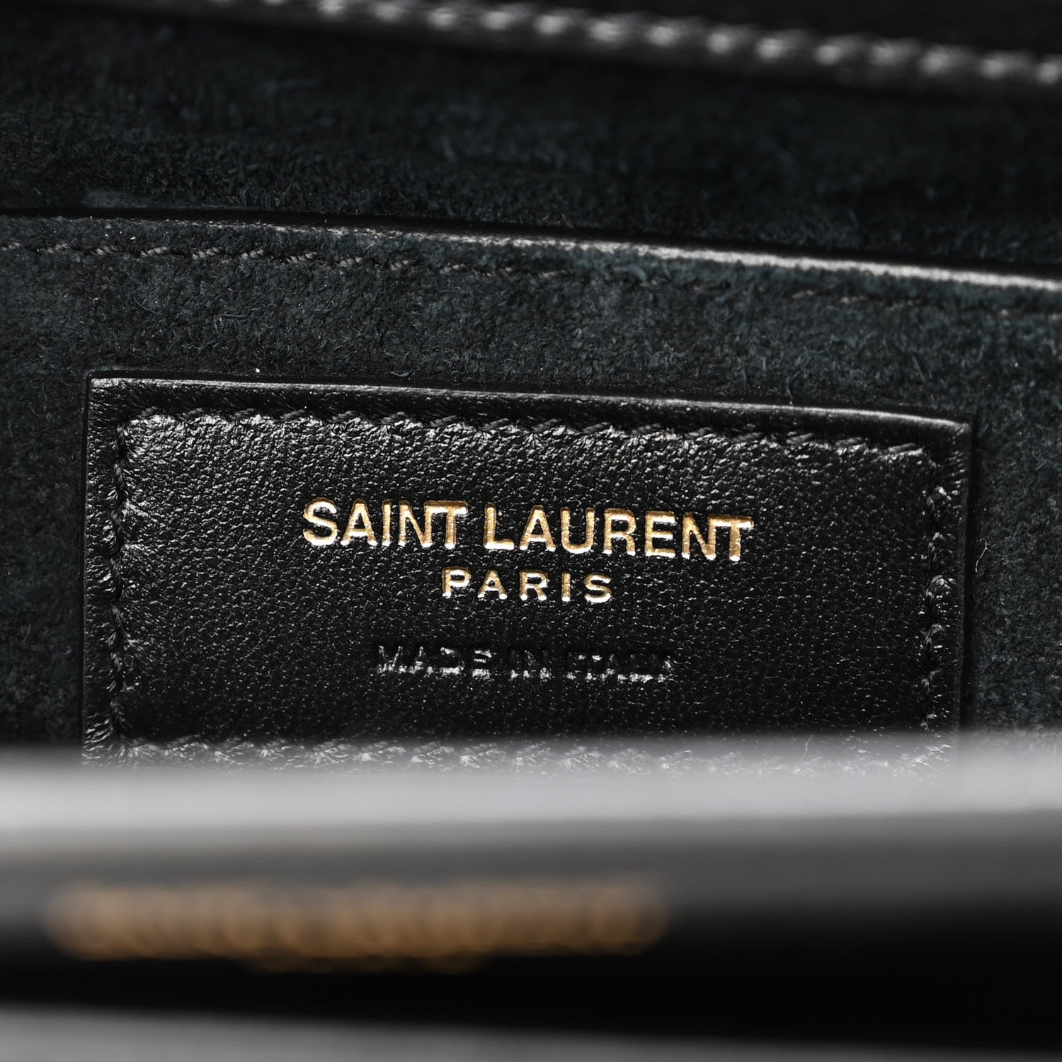 Saint Laurent Smooth Calfskin Medium Monogram Sunset Satchel Black 5 of 9