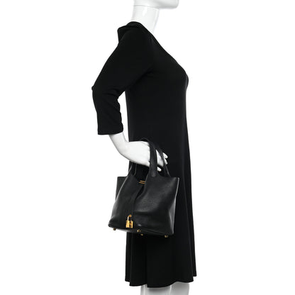 Hermes Taurillon Clemence Picotin Lock 18 PM Black 2 of 15