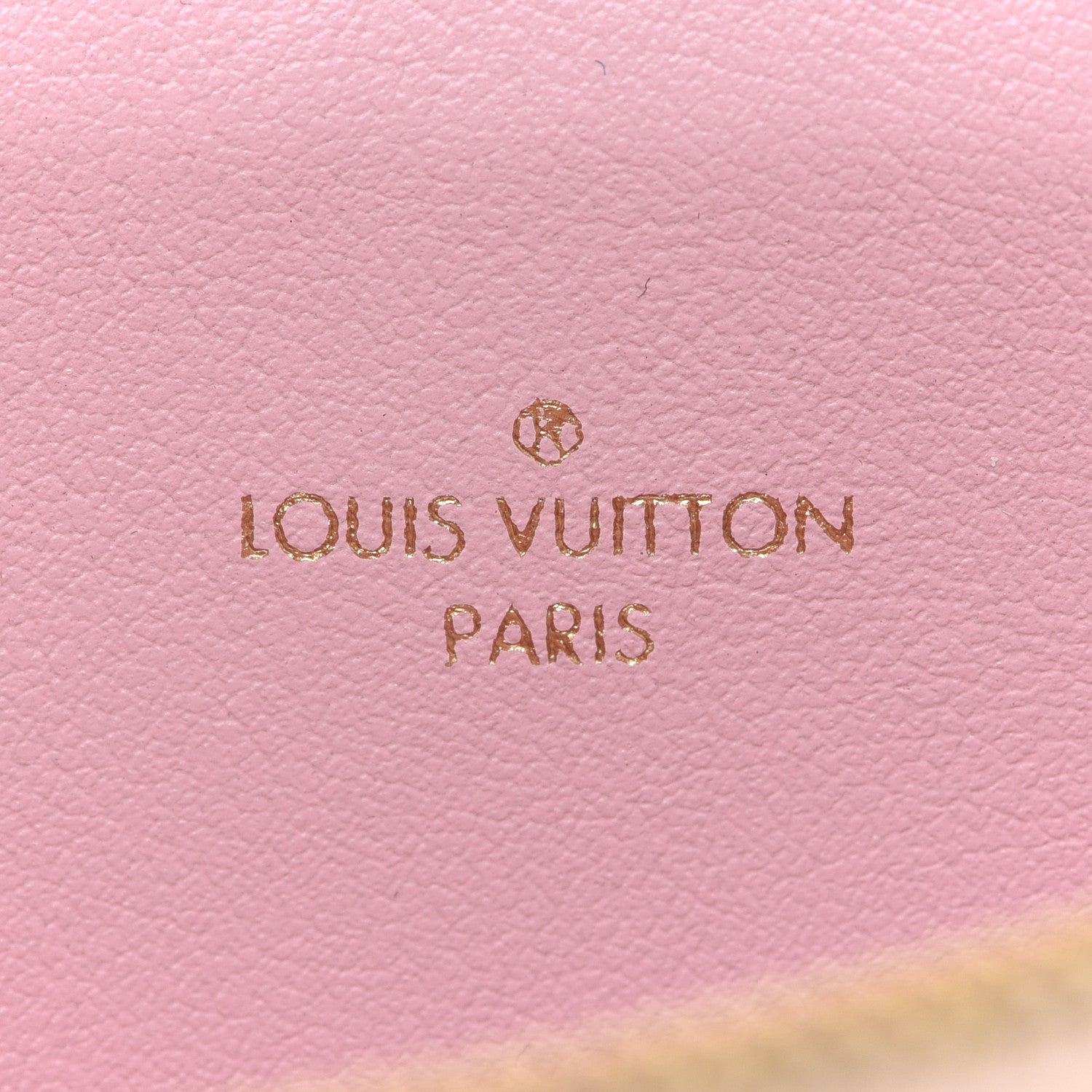 Louis Vuitton Damier Azur Felicie Chain Wallet Zippered Insert Rose Ballerine 6 of 6