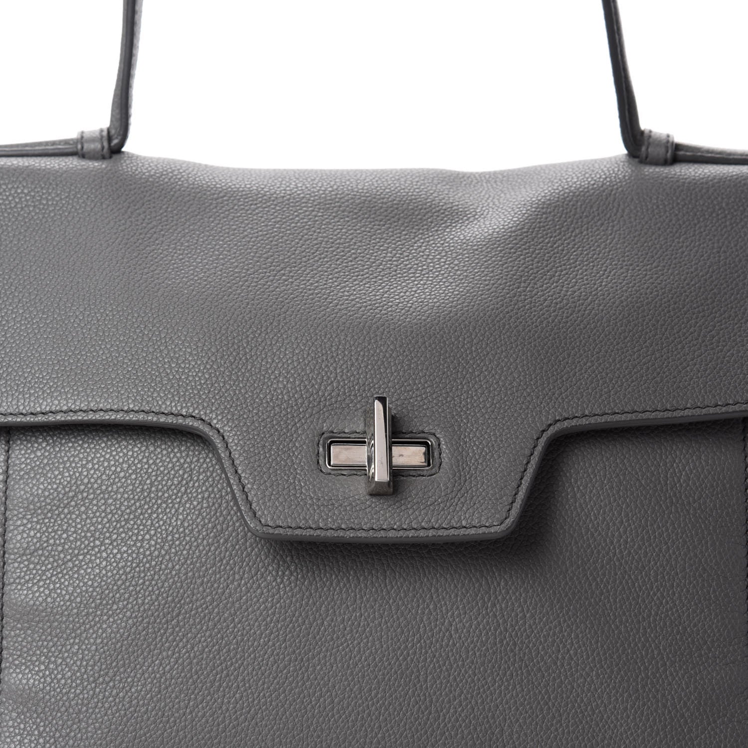 Prada Toro Top Handle Flap Satchel Marmo 12 of 12