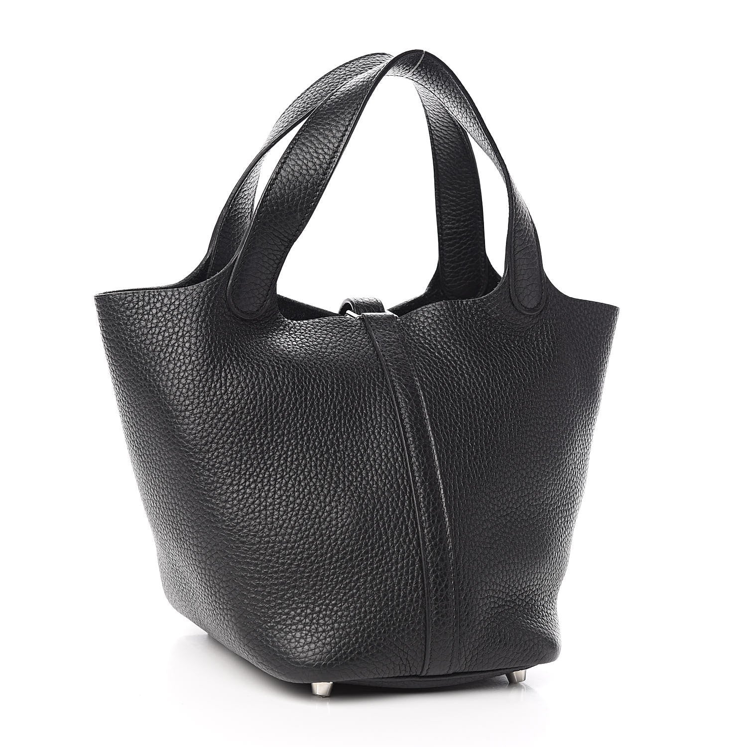 Hermes Taurillon Clemence Picotin Lock 18 PM Black 3 of 10