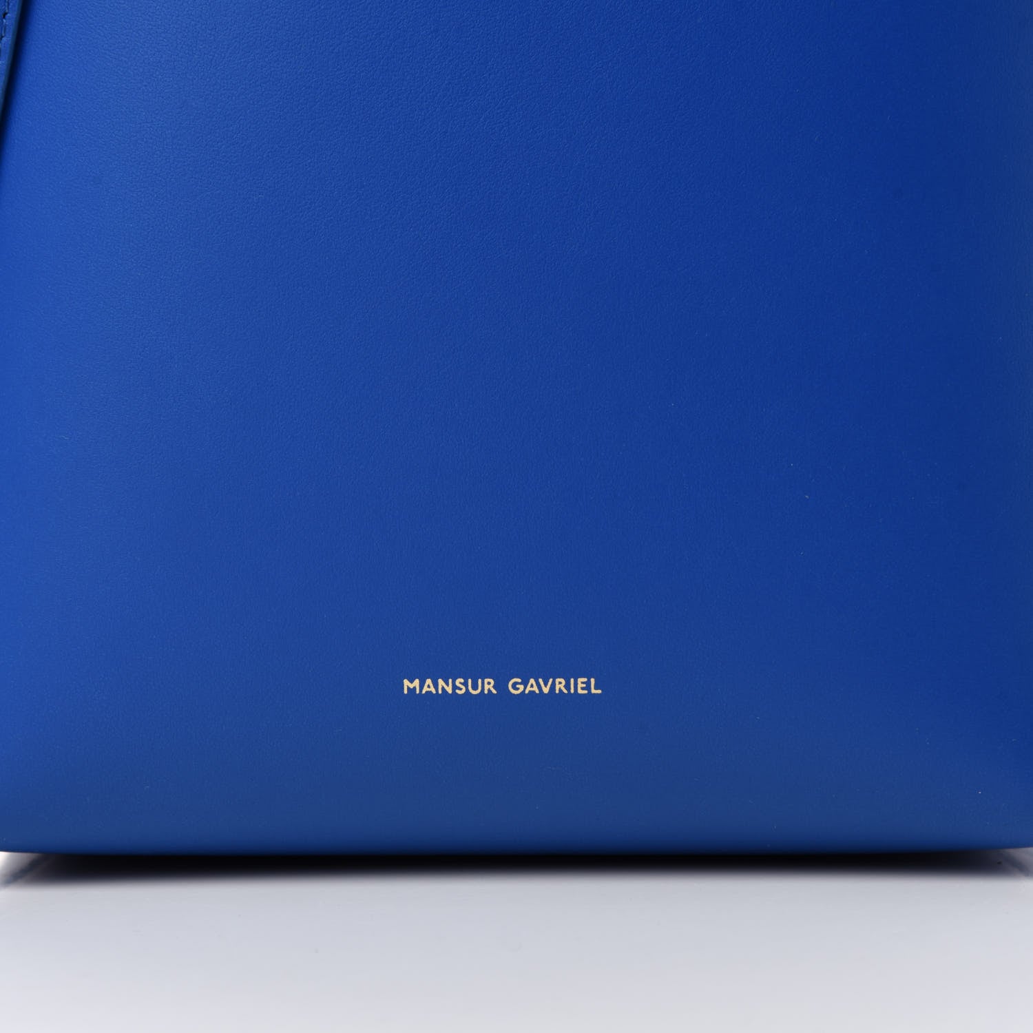 Mansur Gavriel Calfskin Mini Bucket Bag Royal 9 of 10