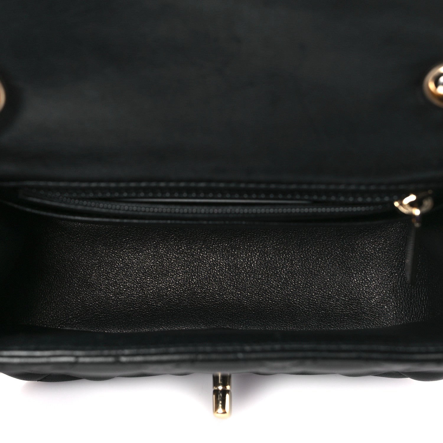 Chanel Lambskin Quilted Mini Square Flap Black 6 of 11