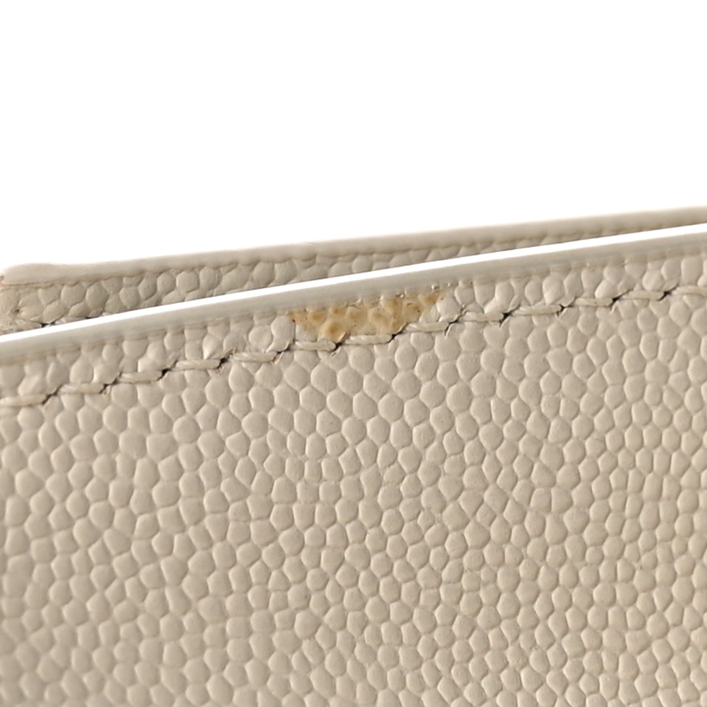 Grain De Poudre Calfskin Medium Classic Monogram Kate Tassel Satchel Crema Soft