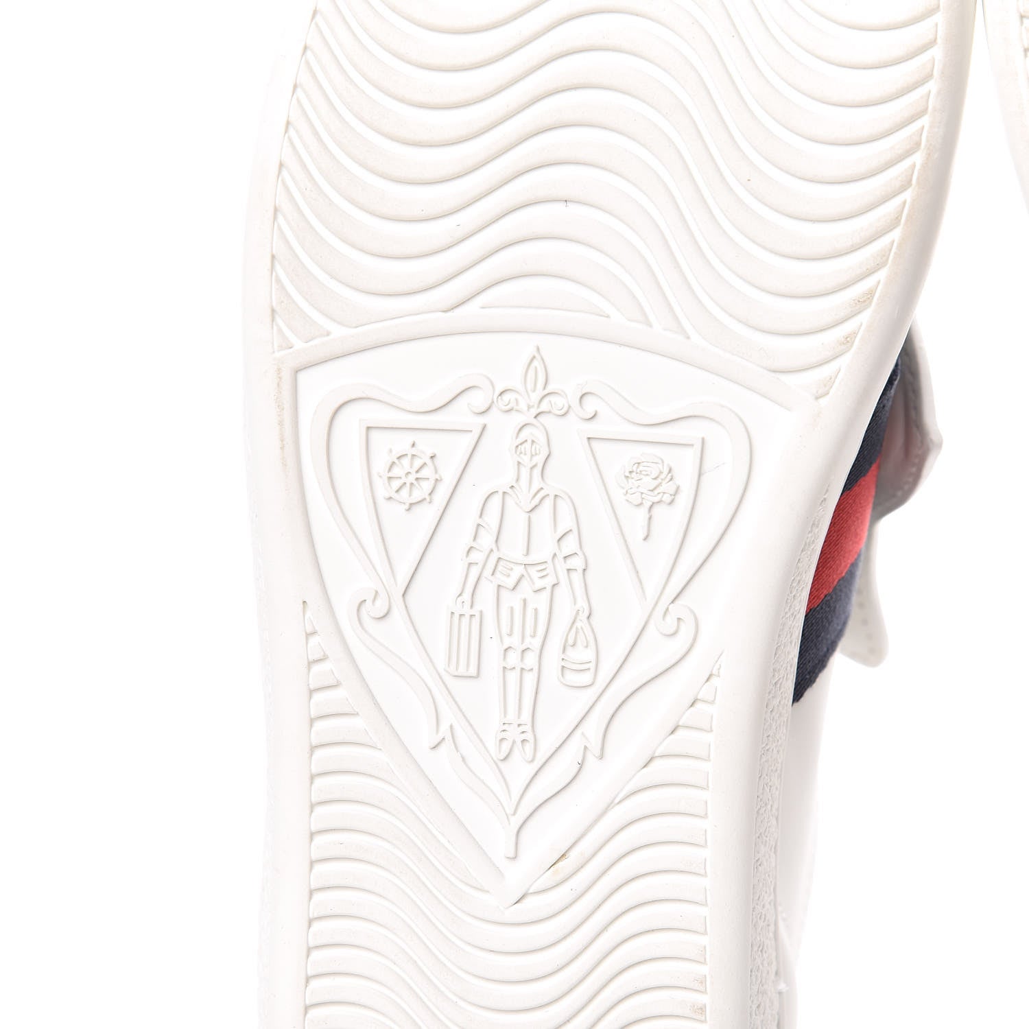 Gucci Calfskin Ayers Web Womens Ace Bow Lace Sneakers 36 White 8 of 11