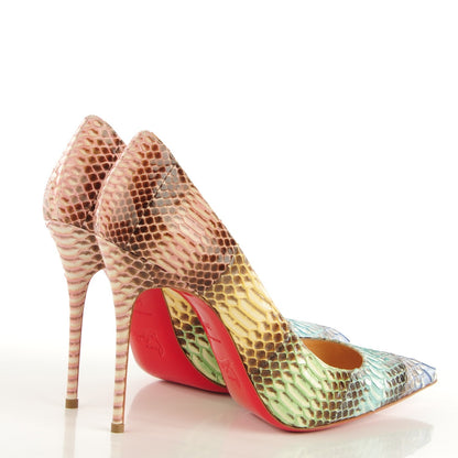 Christian Louboutin Watersnake Degrade Decollete 554 100 Pumps 39.5 Multicolor 4 of 6