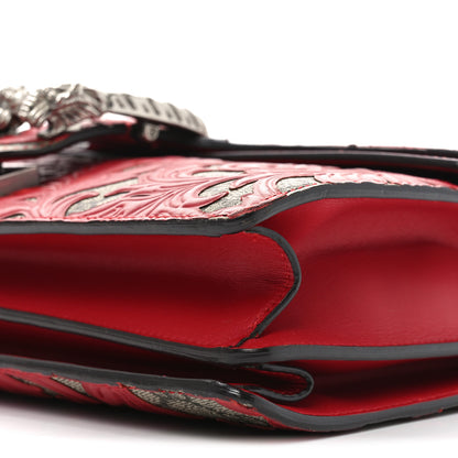 Gucci GG Supreme Monogram Arabesque Medium Dionysus Shoulder Bag Hibiscus Red 10 of 10