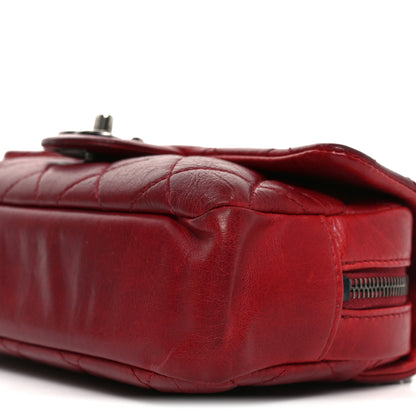 Chanel Glazed Calfskin Quilted Small Duo Color Flap Red 10 of 10