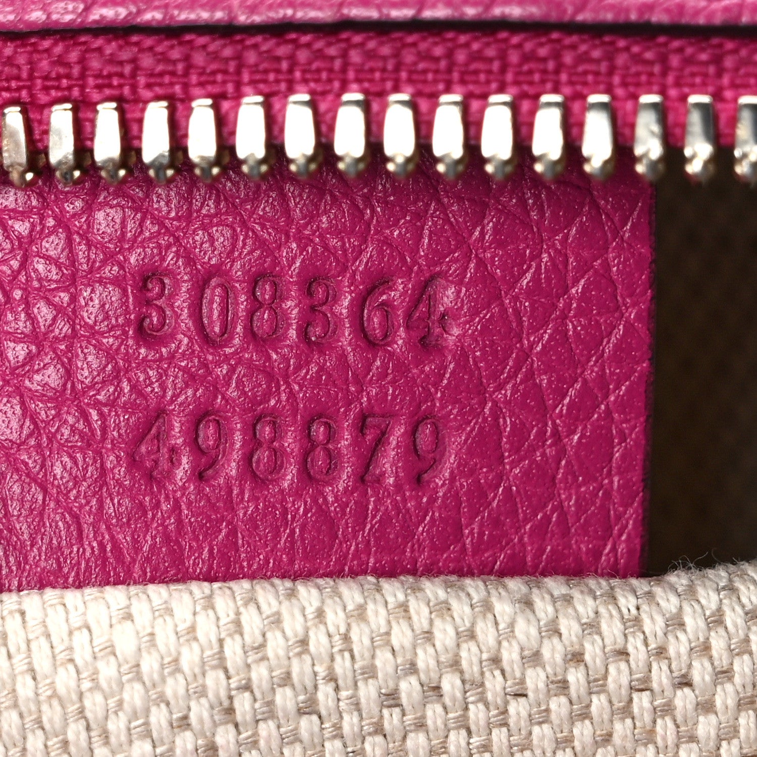 Gucci Cellrius Calfskin Small Soho Disco Bag Bright Bouganville 7 of 14