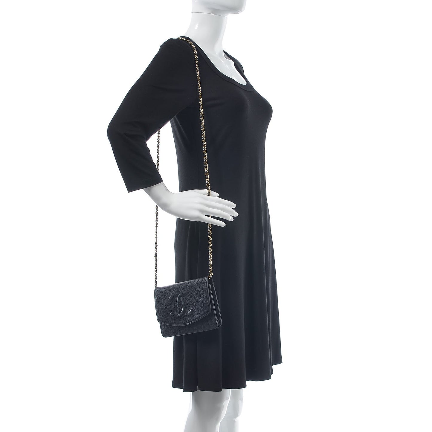 Caviar Timeless CC Wallet On Chain WOC Black
