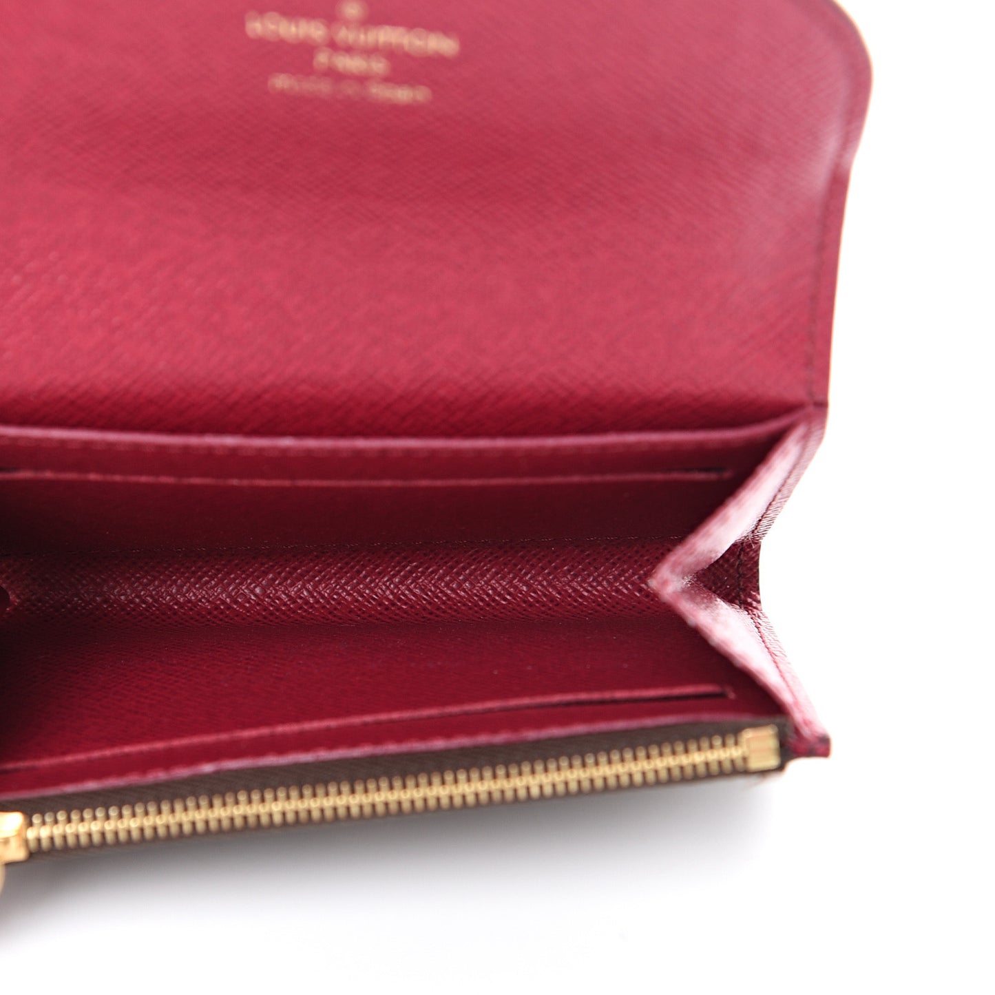 Monogram Rosalie Coin Purse Fuchsia