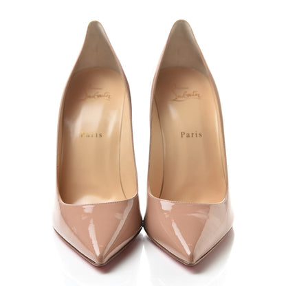Christian Louboutin Patent Kate 100 Pumps 41 Nude 2 of 7