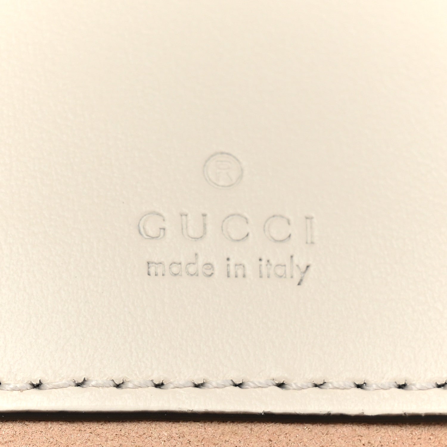 Gucci Calfskin Matelasse Mini GG Marmont 2.0 Bucket Bag White 6 of 10
