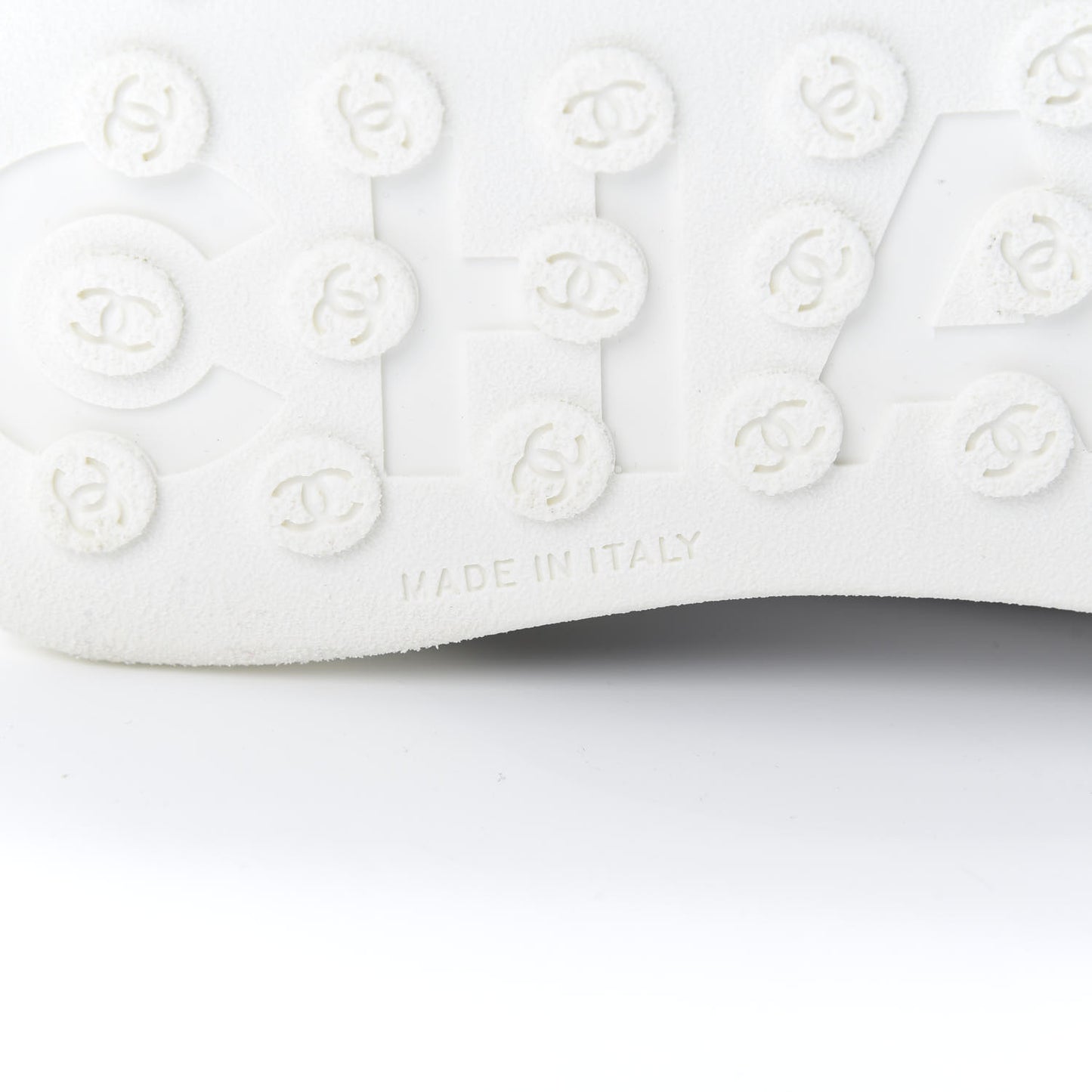 Calfskin Mesh Lycra Womens Logo High Top Sneakers 42 White