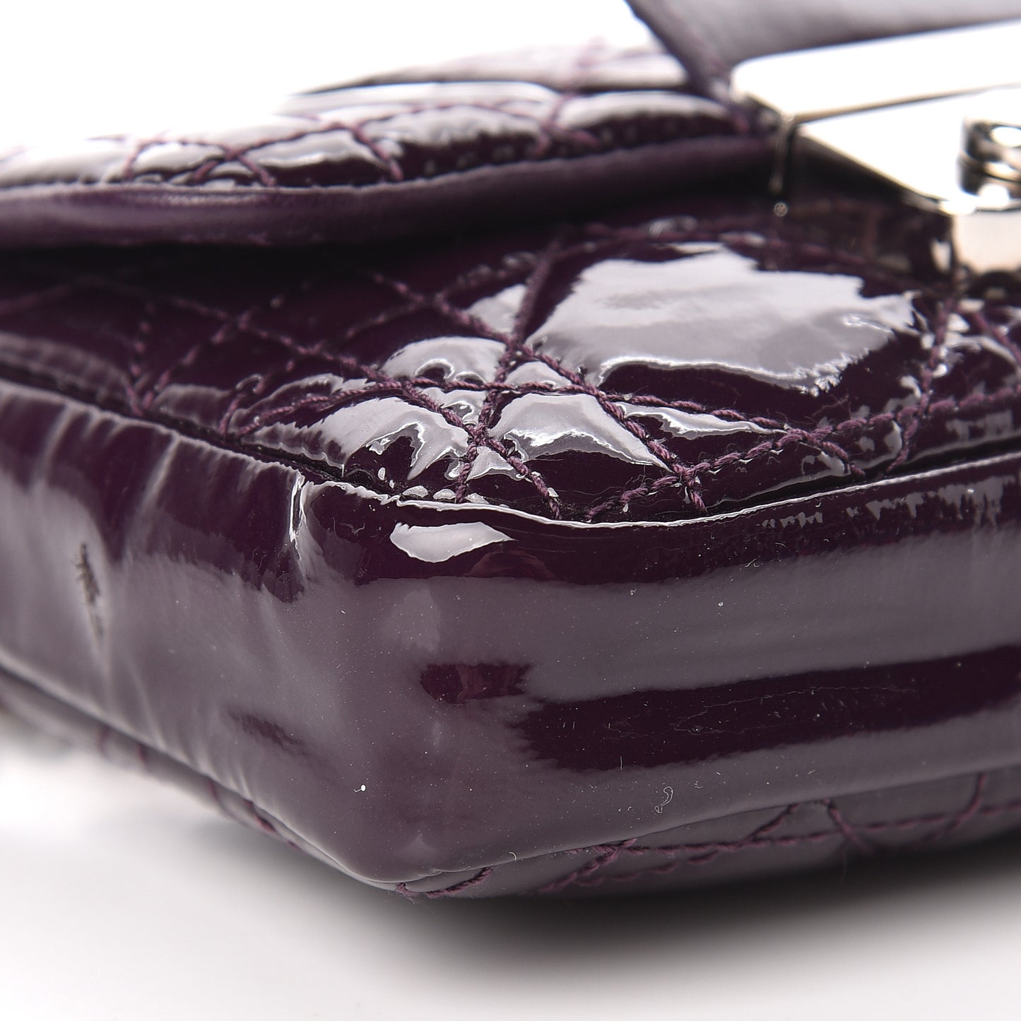 Patent Cannage Mini New Lock Purple