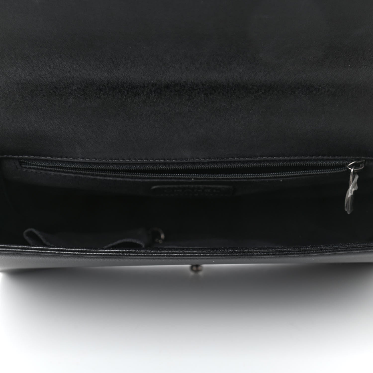 Chanel Lambskin Quilted Large Boy Flap Black 4 of 4