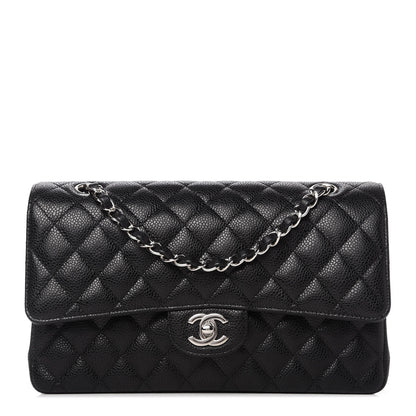 Chanel Caviar Quilted Medium Double Flap Black 1 of 11
