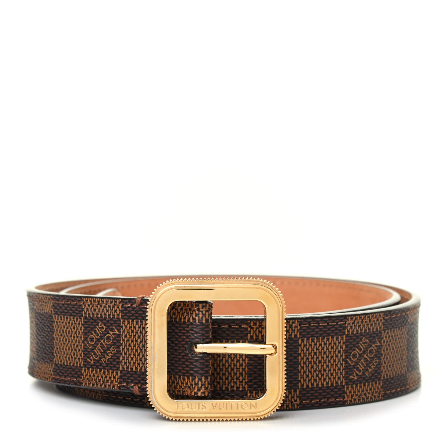 Louis Vuitton Damier Ebene Tresor Belt 80 32 1 of 4