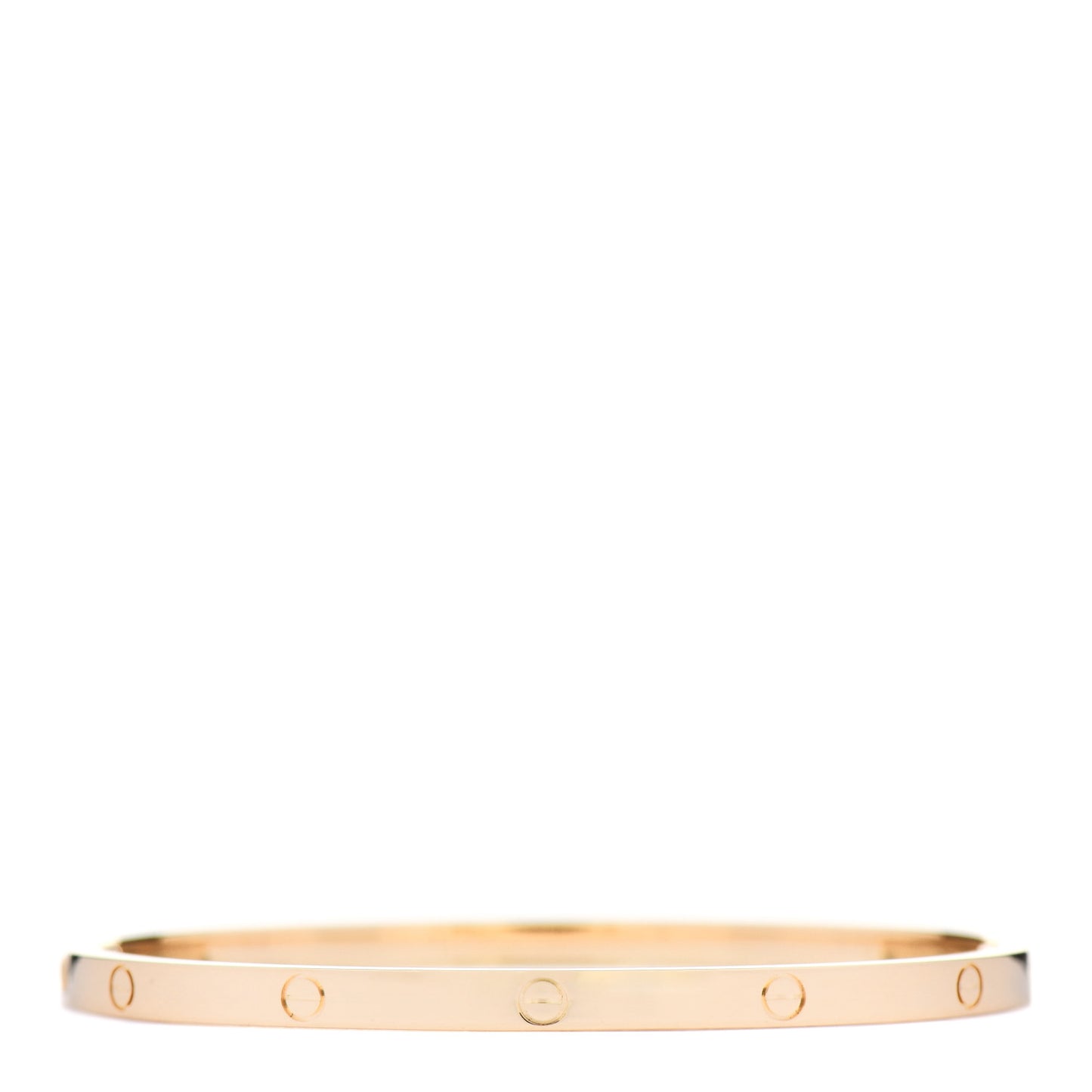 18K Yellow Gold Small LOVE Bracelet 17