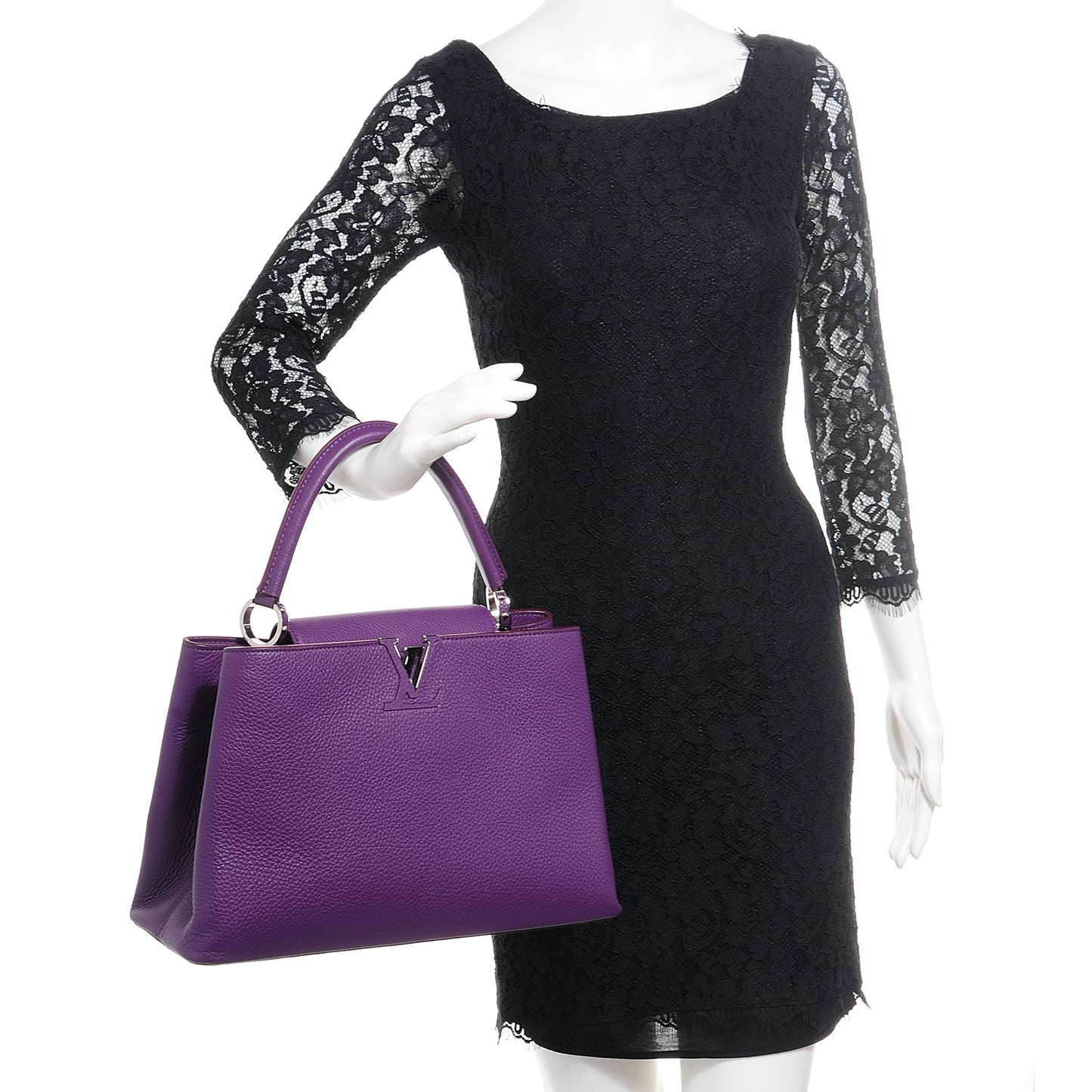 Taurillon Capucines MM Violet
