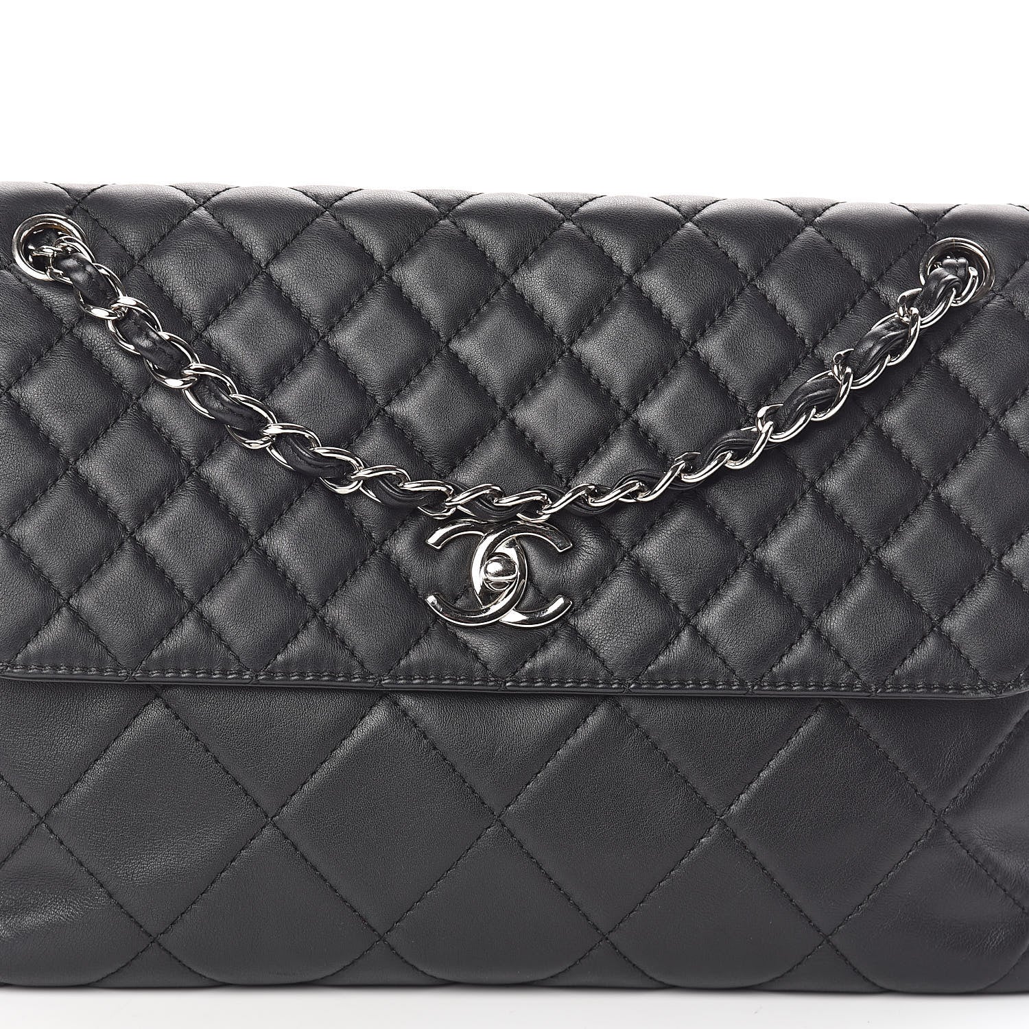 Chanel Calfskin Quilted In The Business Flap Bag Black 10 of 13
