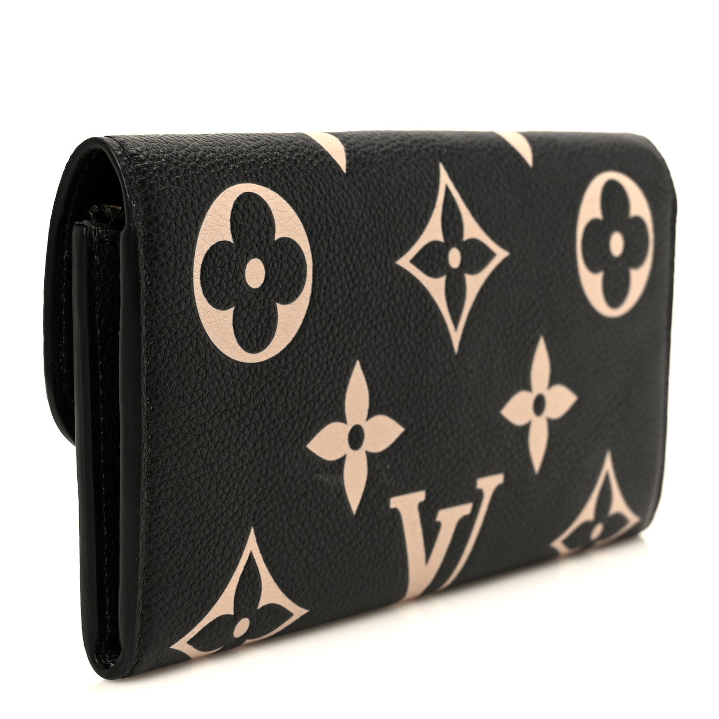 Empreinte Monogram Giant Emilie Wallet Black Beige