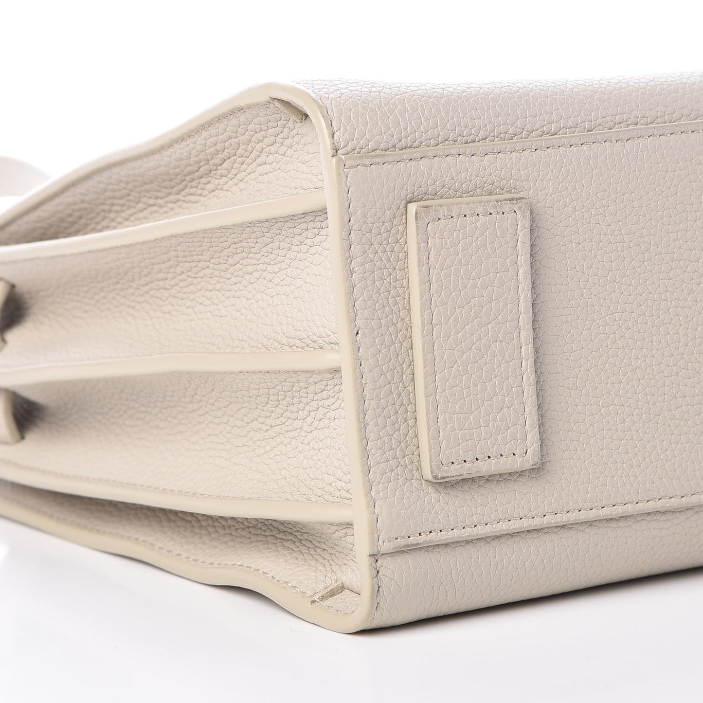 Grained Calfskin Baby Sac De Jour Souple Ivory