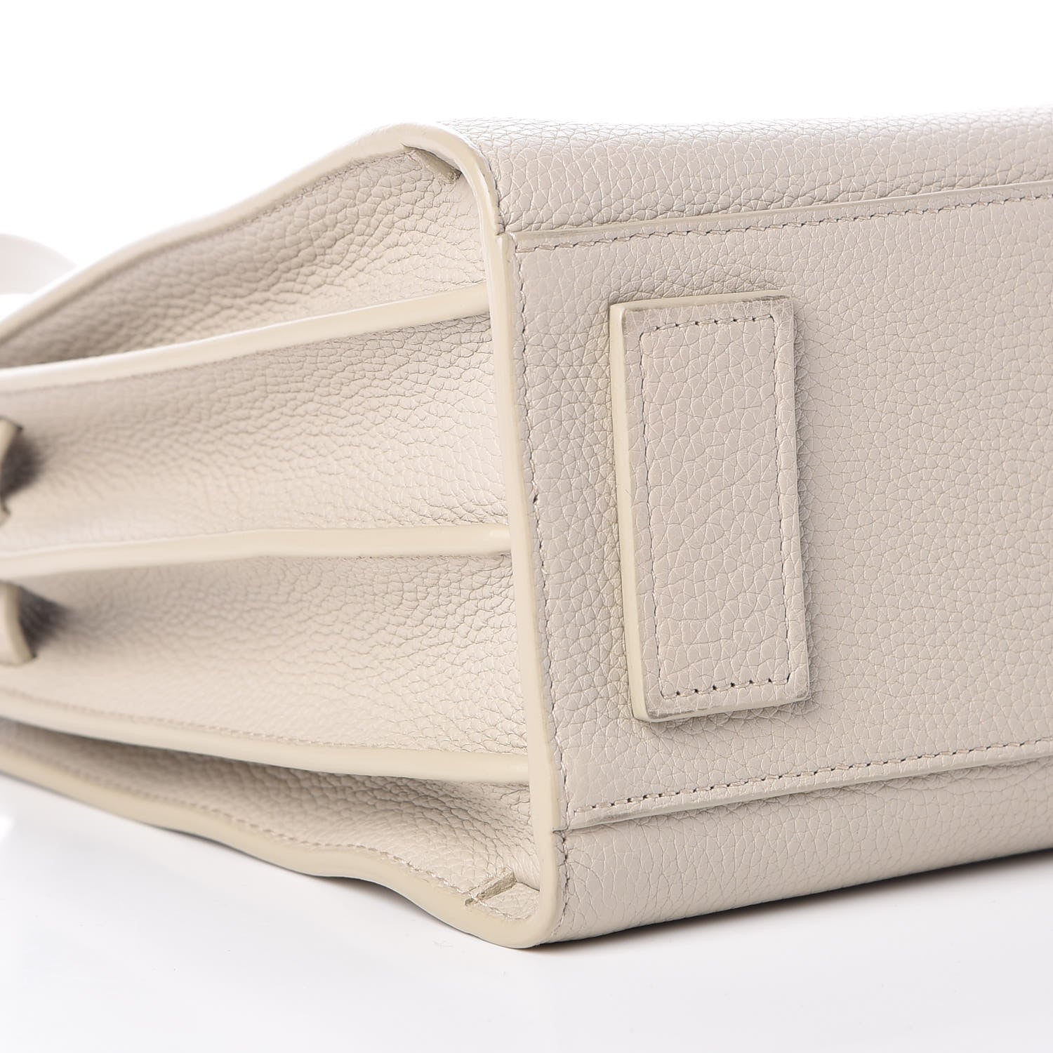 Saint Laurent Grained Calfskin Baby Sac De Jour Souple Ivory 9 of 10