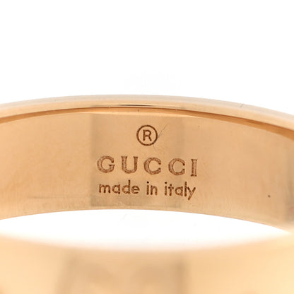 Gucci 18K Yellow Gold 4mm Icon Thin Band Ring 48 4.5 4 of 4