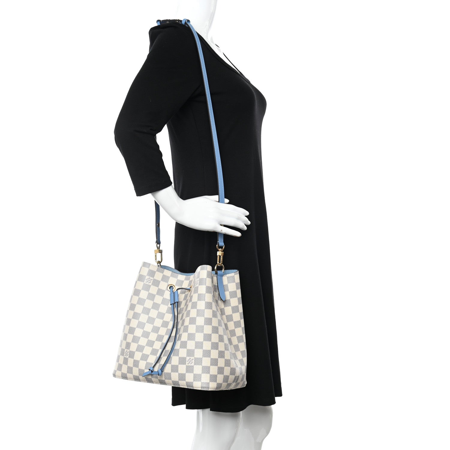 Louis Vuitton Damier Azur Neonoe MM Bleuet 2 of 11