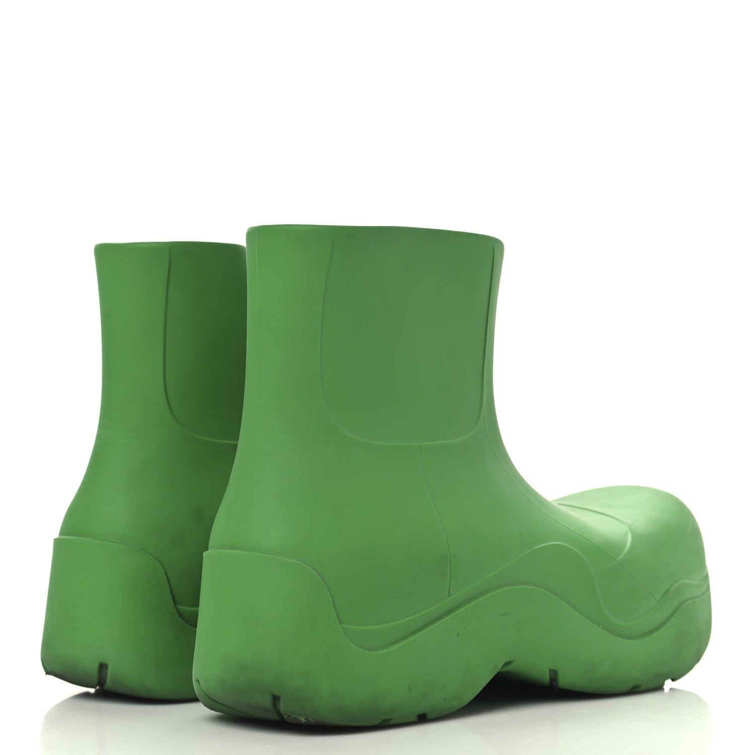 Bottega Veneta Rubber Puddle Ankle Boots 41 Grass 5 of 8