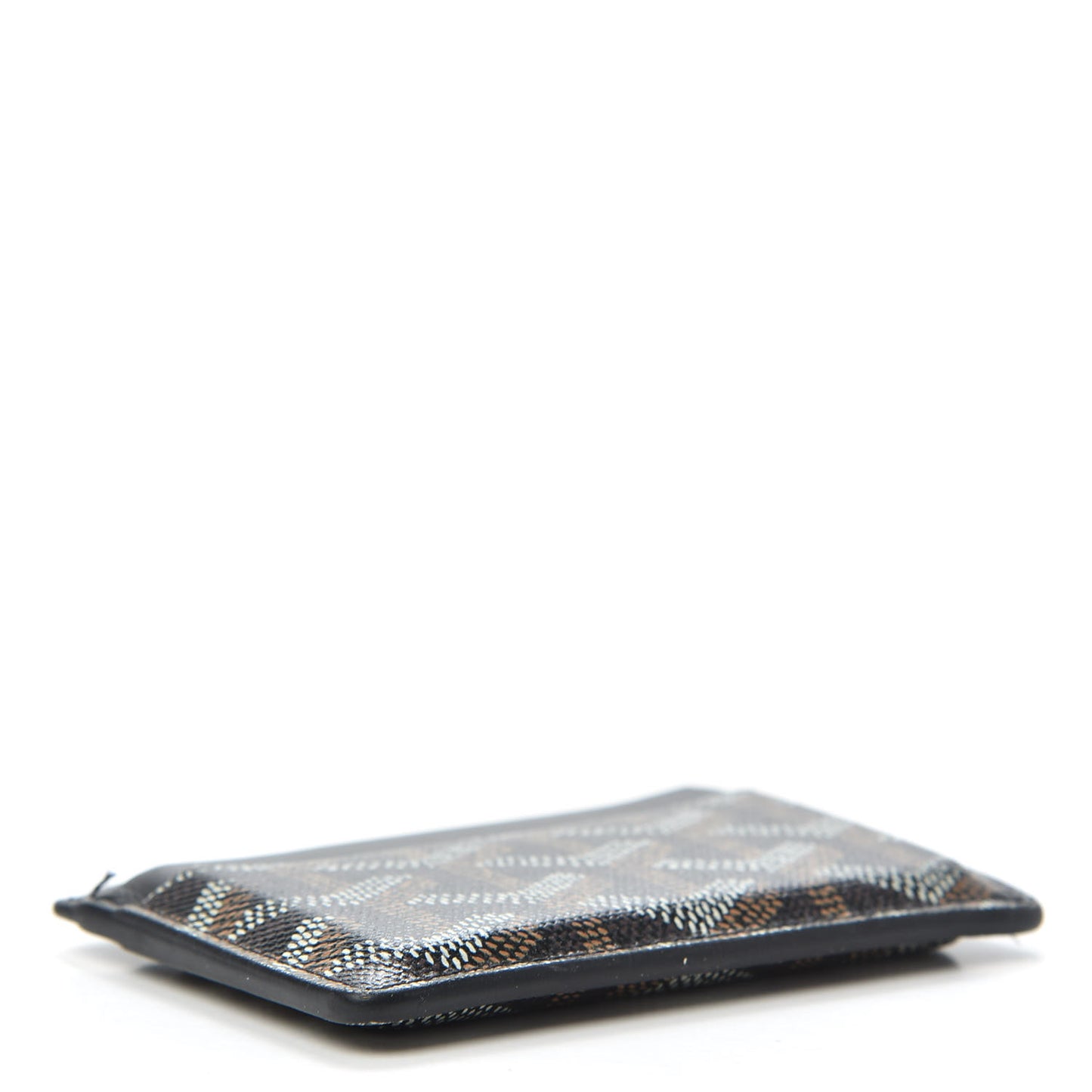 Goyardine Saint Sulpice Card Holder Black