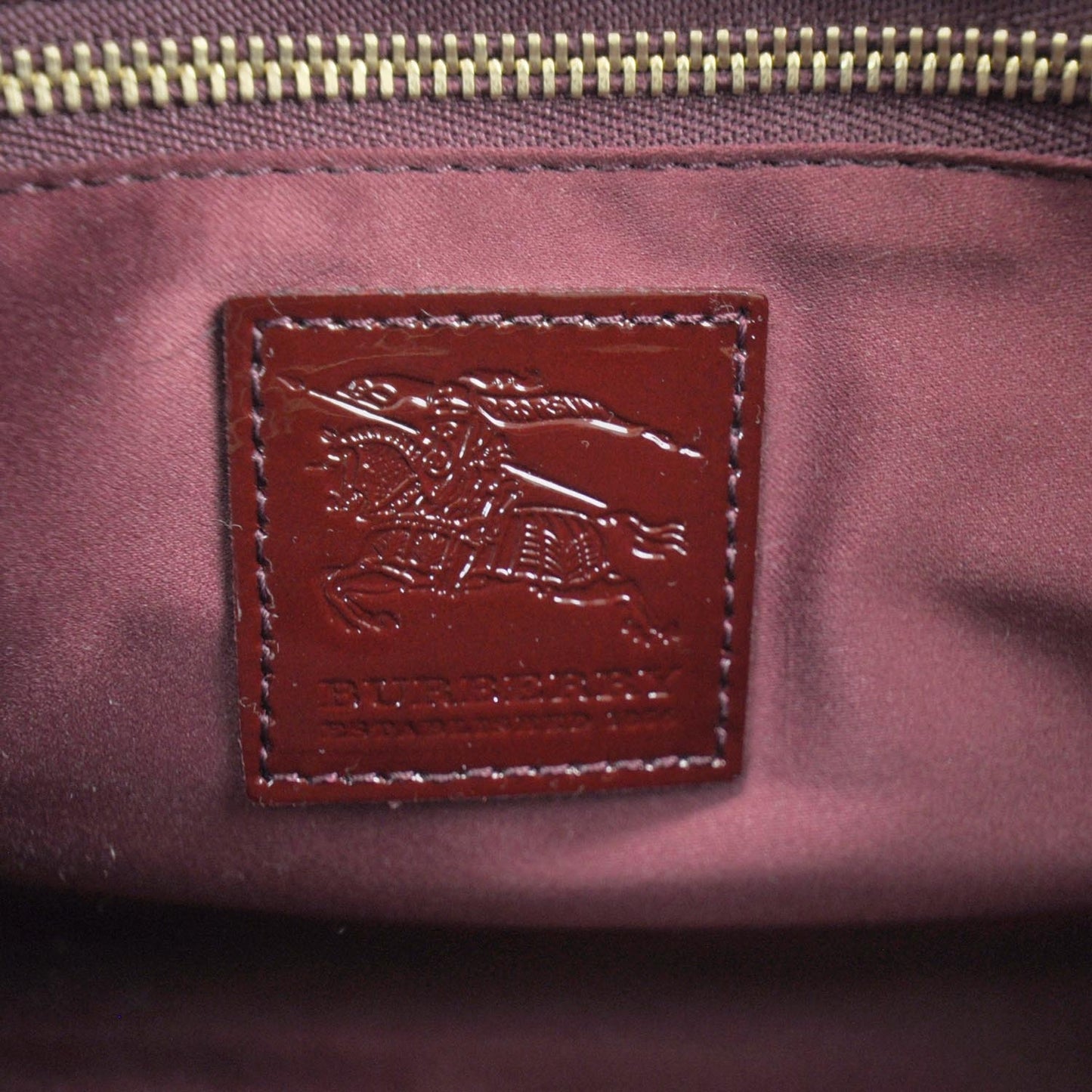 Patent Quilted Mini Manor Bag