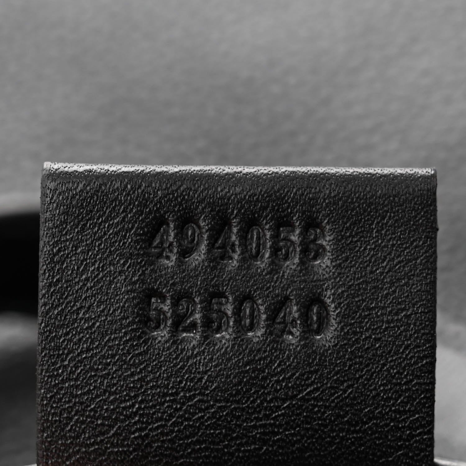 Gucci Calfskin Logo Drawstring Backpack Black 7 of 10