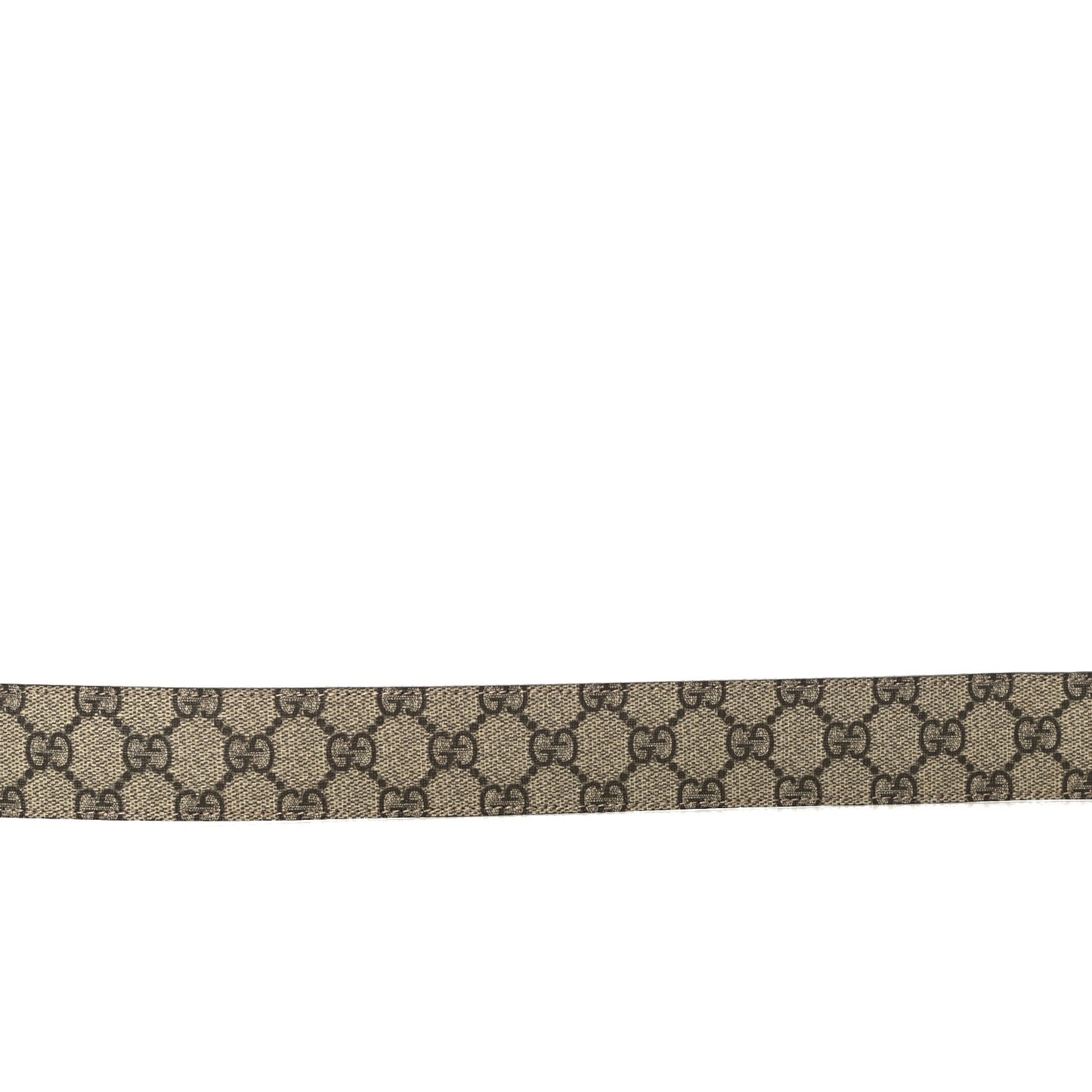 GG Supreme Monogram Suede Dionysus 40mm Belt 95 38 Beige Taupe
