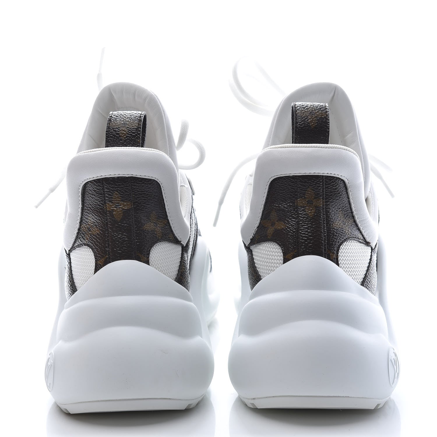 Louis Vuitton Patent Monogram LV Archlight Sneakers 39 White 5 of 11