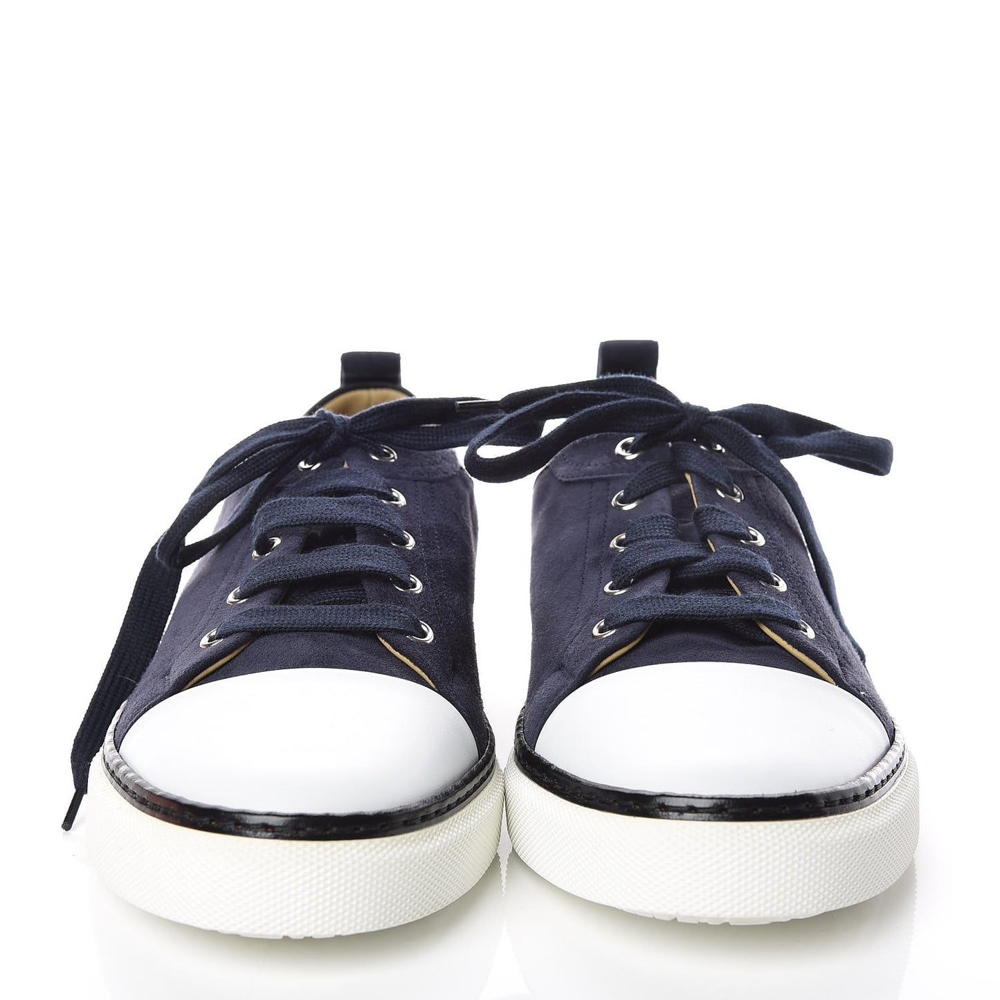 Velvet Goatskin Calfskin Mens Kin Mans Sneakers 40 Marine