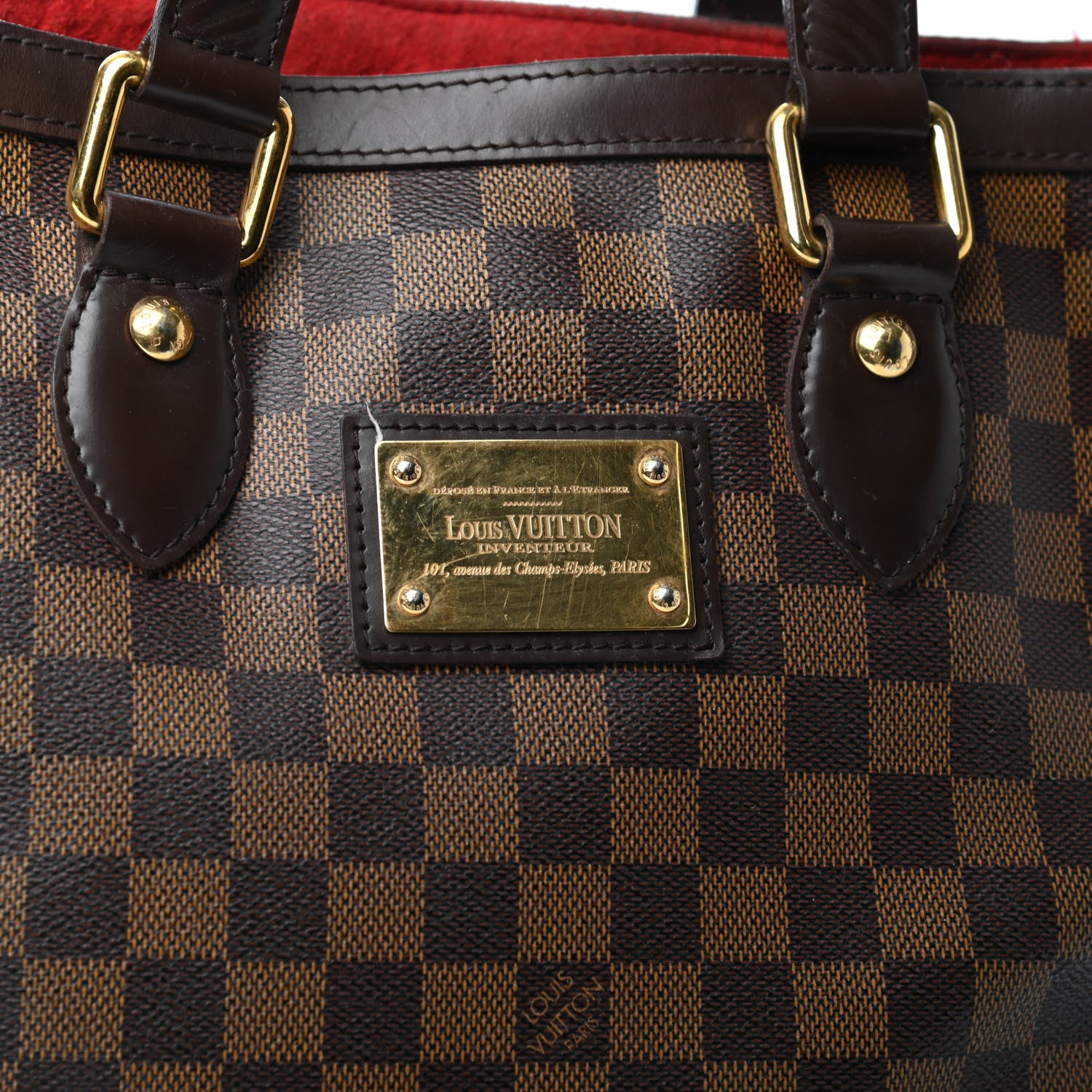 Louis Vuitton Damier Ebene Hampstead PM 4 of 5