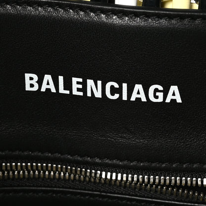 Balenciaga Patent XS Bistro Basket Black Beige 6 of 9