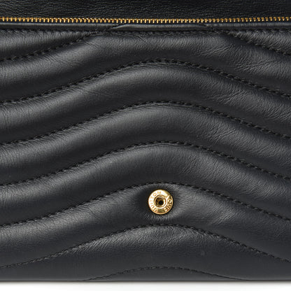Louis Vuitton Calfskin New Wave Long Wallet Black 7 of 13