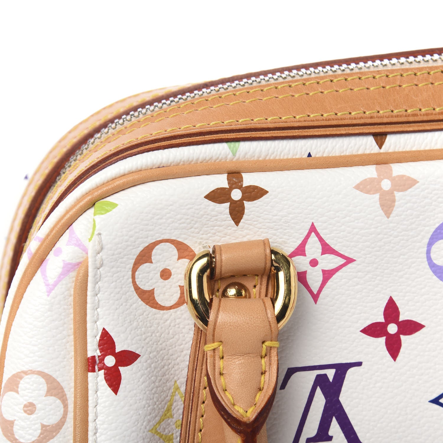 Louis Vuitton Monogram Multicolor Priscilla White 10 of 15