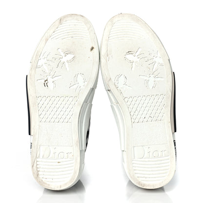 Christian Dior Technical Canvas Oblique B23 High Top Sneakers 35.5 White Black 5 of 10