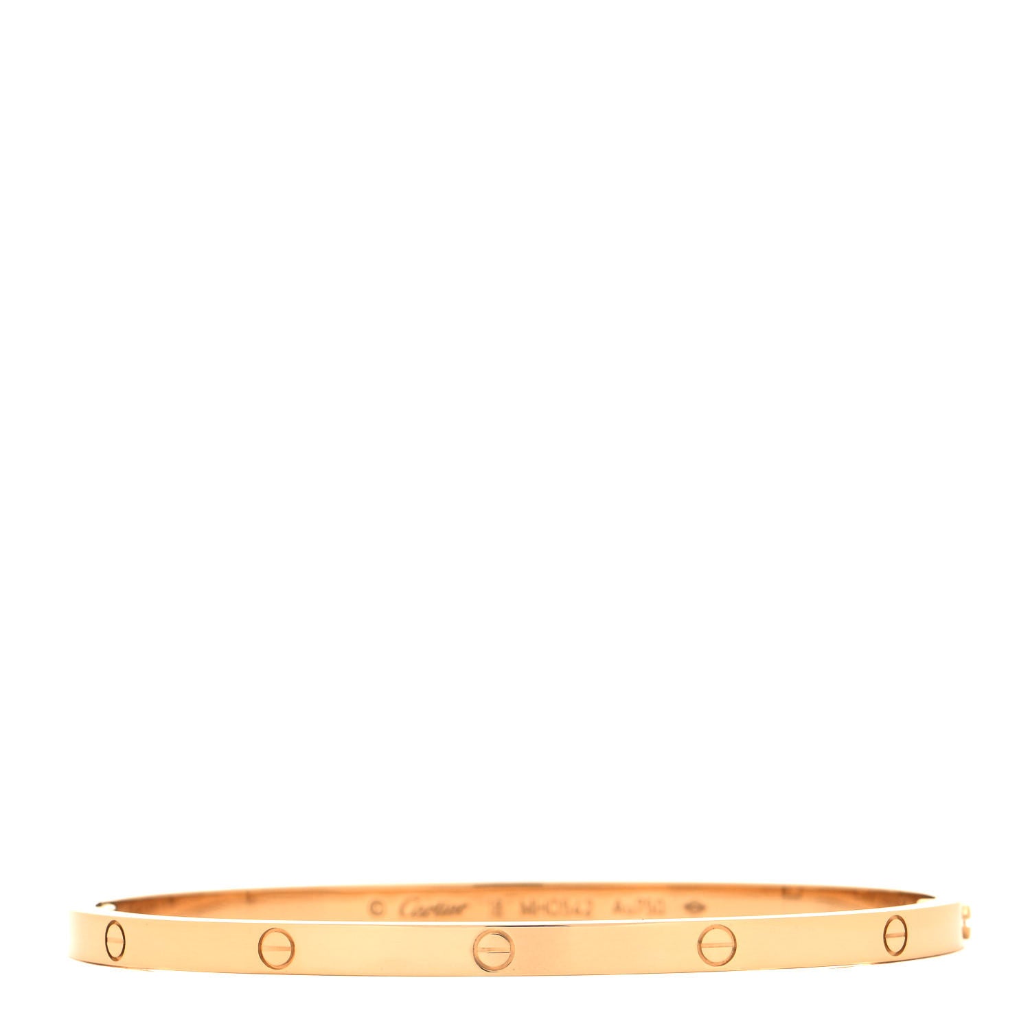 Cartier 18K Yellow Gold Small LOVE Bracelet 18 1 of 4