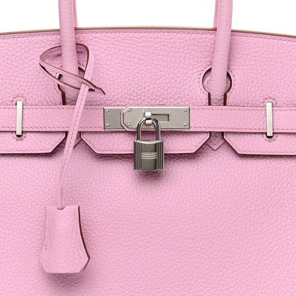 Hermes Taurillon Clemence Birkin 30 Mauve Sylvestre 8 of 11