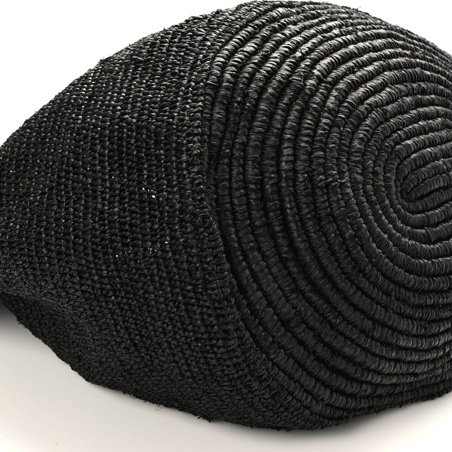 The Row THE ROW Raffia Oregon Bag Black 7 of 8